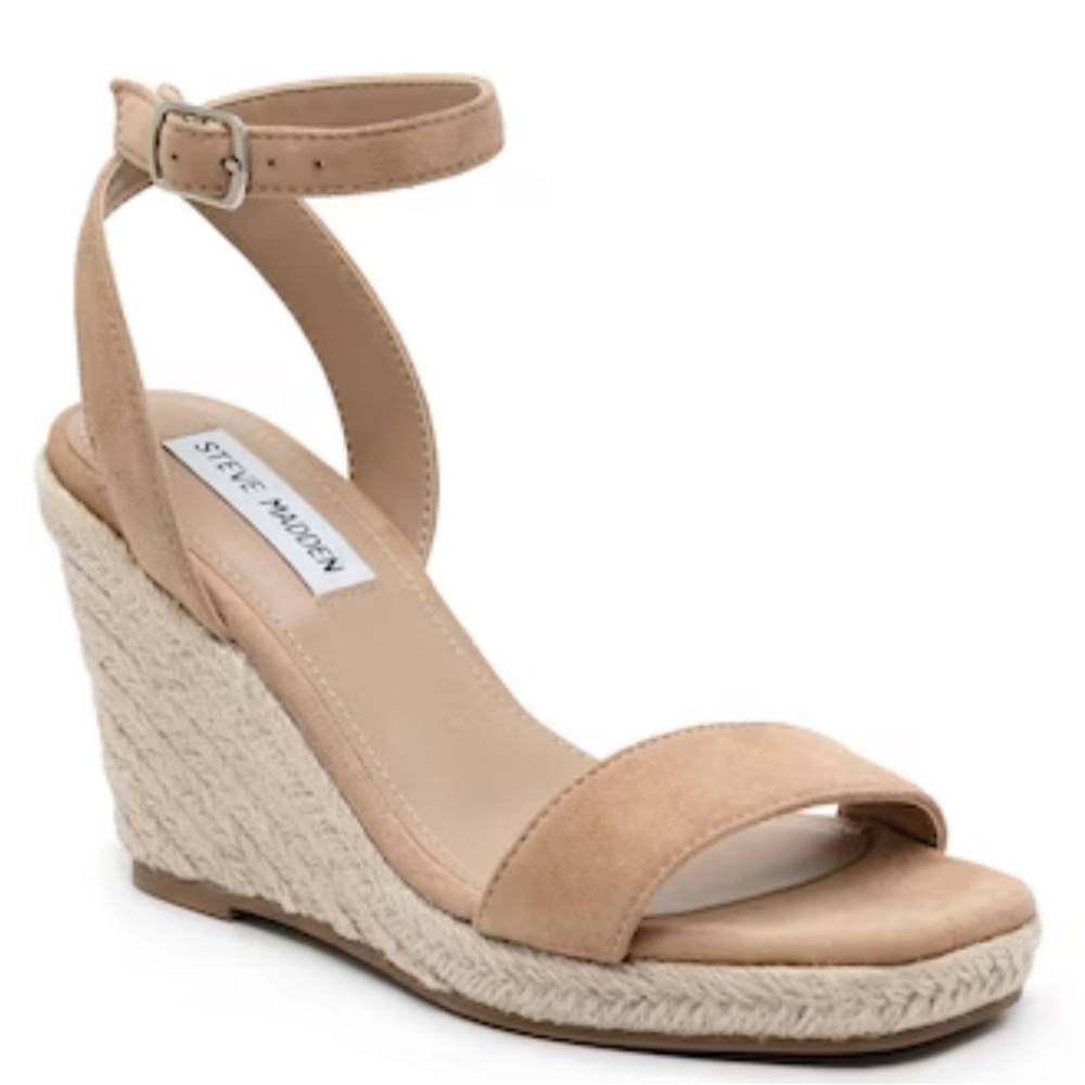 Steve Madden Tan Wedge Sandals